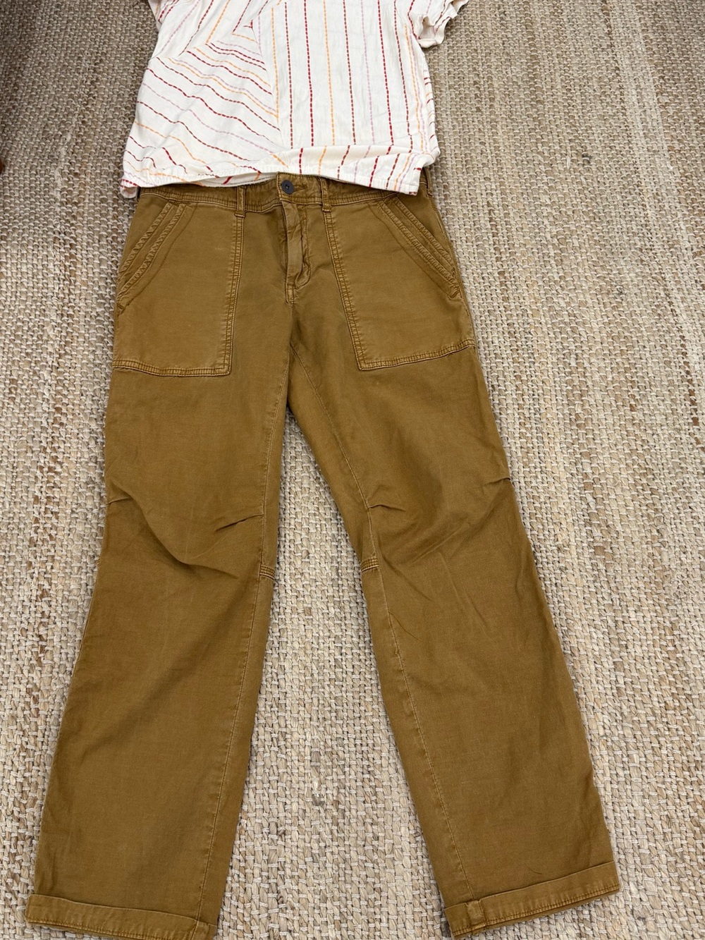 Anthropologie The Wanderer Utility Cargo Sz 27 Brown